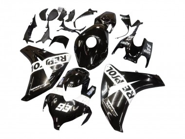 Descuento Carenados Moto Honda CBR1000RR 2008-2011 - Negro Brillante Blanco Repsol 93