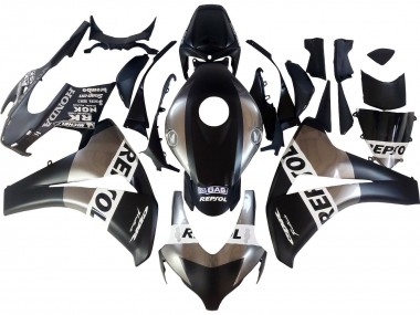 Descuento Carenados Moto Honda CBR1000RR 2008-2011 - Plata Negro Mate Repsol