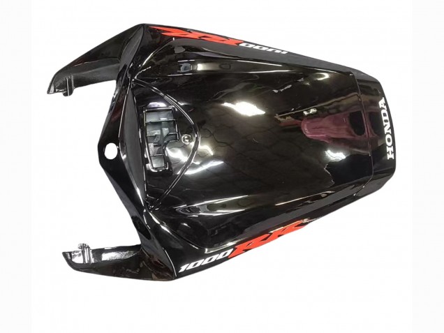 Descuento Carenado Moto Honda CBR1000RR 2008-2011 - Negro Brillante Rojo Llama