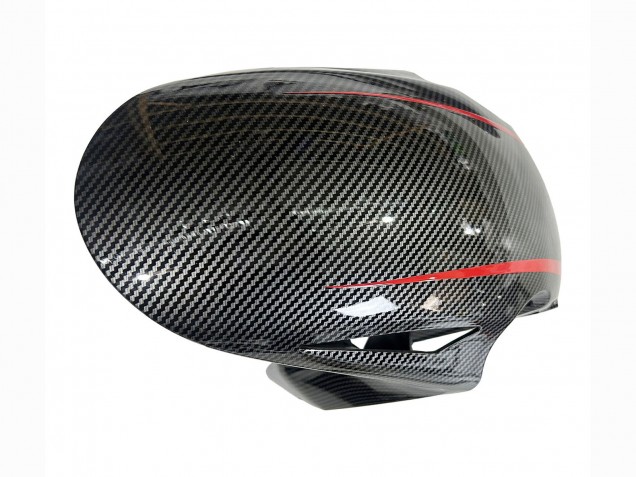 Descuento Carenados Moto Honda CBR1000RR 2008-2011 - Negro FibraCarbono Rojo
