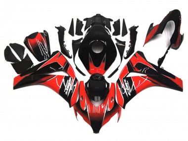 Descuento Carenado Moto Honda CBR1000RR 2008-2011 - Rojo Negro Brillante