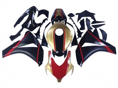 Descuento Carenados Moto Honda CBR1000RR 2008-2011 - Oro Rojo Negro Brillante