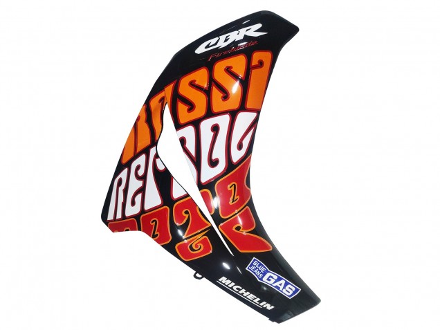 Descuento Carenados Moto Honda CBR1000RR 2008-2011 - Verde Naranja Negro Brillante Rossi Michelin 46