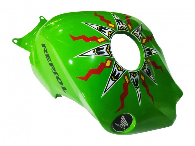 Descuento Carenados Moto Honda CBR1000RR 2008-2011 - Verde Naranja Negro Brillante Rossi Michelin 46