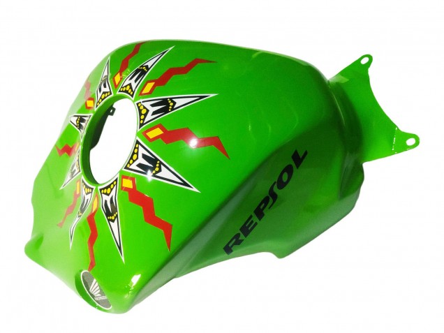 Descuento Carenados Moto Honda CBR1000RR 2008-2011 - Verde Naranja Negro Brillante Rossi Michelin 46