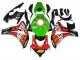 Descuento Carenados Moto Honda CBR1000RR 2008-2011 - Verde Naranja Negro Brillante Rossi Michelin 46