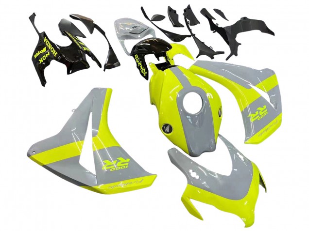 Descuento Carenados Moto Honda CBR1000RR 2008-2011 - Nardo Gris Fluorescent Verde