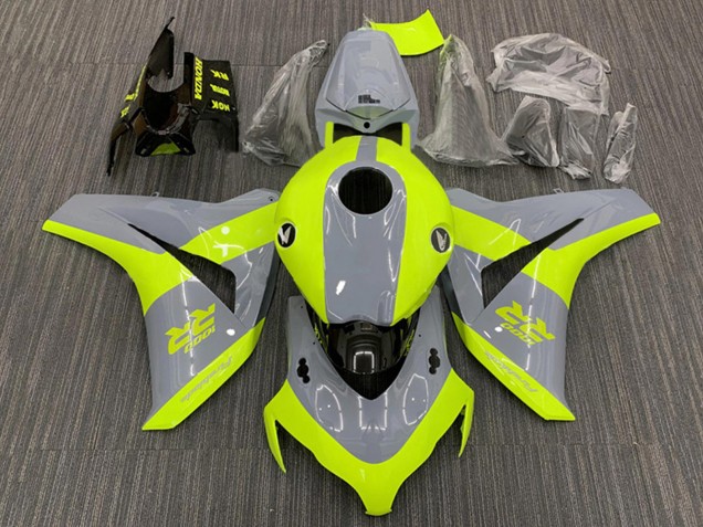 Descuento Carenados Moto Honda CBR1000RR 2008-2011 - Nardo Gris Fluorescent Verde