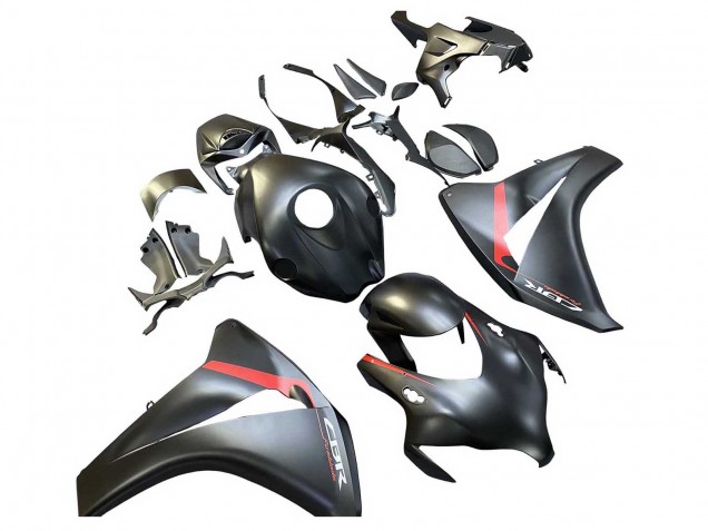 Descuento Carenados Moto Honda CBR1000RR 2008-2011 - Negro Mate Rojo Fireblade