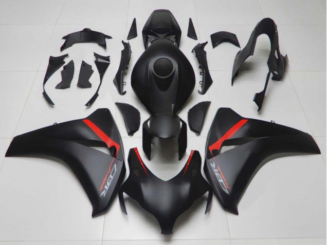 Descuento Carenados Moto Honda CBR1000RR 2008-2011 - Negro Mate Rojo Fireblade