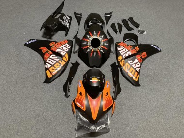 Descuento Carenados Moto Honda CBR1000RR 2008-2011 - Negro Mate Naranja Repsol Rossi