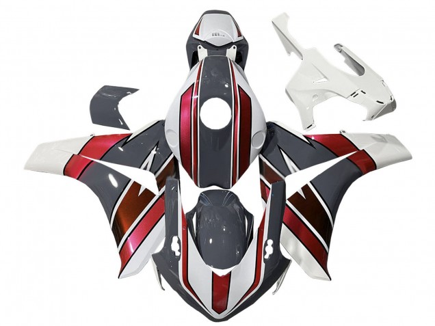 Descuento Carenados Moto Honda CBR1000RR 2008-2011 - Blanco Rojo Gris