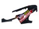 Descuento Carenados Moto Honda CBR1000RR 2008-2011 - Rojo Blanco Negro Brillante Carrera