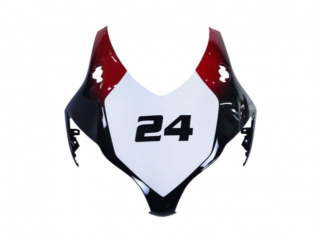 Descuento Carenados Moto Honda CBR1000RR 2008-2011 - Blanco Rojo Negro Brillante Carrera 24
