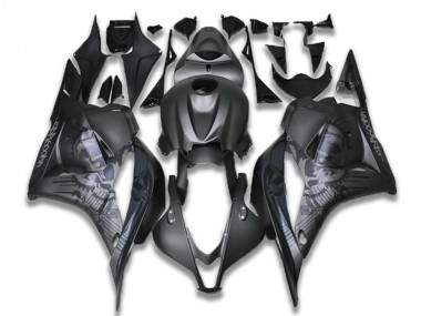 Descuento Carenados Moto Honda CBR600RR 2009-2012 - Negro Gris Cráneo