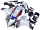 Descuento Carenados Moto Honda CBR1000RR 2008-2011 - Blanco Rojo Azul Negro Estrella Lee Carrera