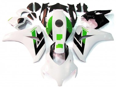 Descuento Carenado Moto Honda CBR1000RR 2008-2011 - Blanco Verde Negro Brillante