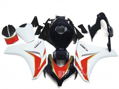 Descuento Carenado Moto Honda CBR1000RR 2008-2011 - Blanco Rojo Negro Brillante