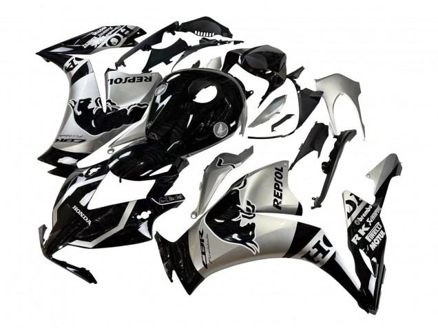 Descuento Carenados Moto Honda CBR1000RR 2012-2016 - Plata Negro Brillante Repsol Rojo Bull