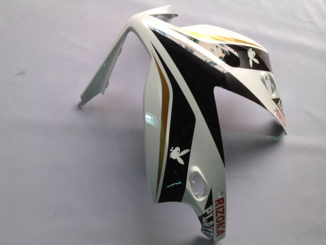Descuento Carenados Moto Honda CBR1000RR 2012-2016 - Blanco Negro Brillante Rizoma Playboy