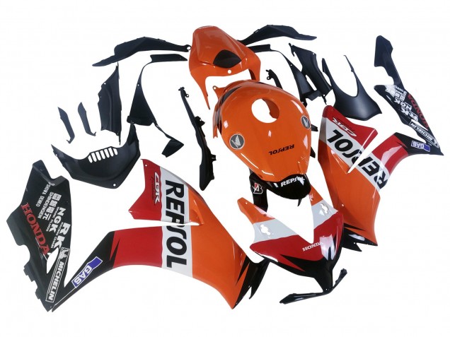Descuento Carenados Moto Honda CBR1000RR 2012-2016 - Naranja Blanco Rojo Repsol