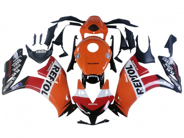 Descuento Carenados Moto Honda CBR1000RR 2012-2016 - Naranja Blanco Rojo Repsol