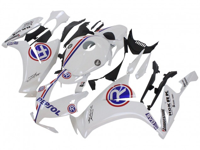 Descuento Carenados Moto Honda CBR1000RR 2012-2016 - Blanco Azul Rojo Repsol