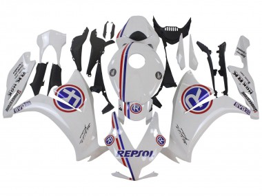 Descuento Carenados Moto Honda CBR1000RR 2012-2016 - Blanco Azul Rojo Repsol