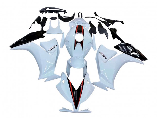 Descuento Carenados Moto Honda CBR1000RR 2012-2016 - Blanco Negro Brillante