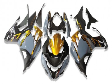 Descuento Carenados Moto Kawasaki EX400 2018-2024 - Oro Nardo Gris Negro