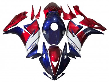 Descuento Carenados Moto Honda CBR1000RR 2012-2016 - Rojo Azul Blanco Fireblade