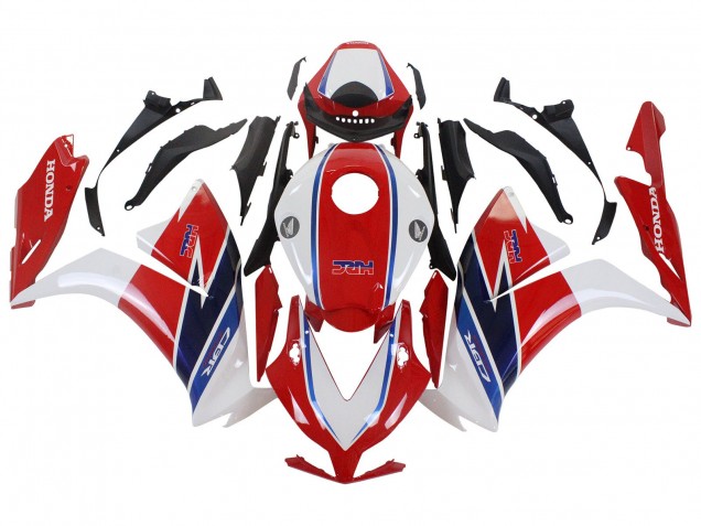 Descuento Kits Carenado Moto Honda CBR1000RR 2012-2016 - Blanco Rojo Azul