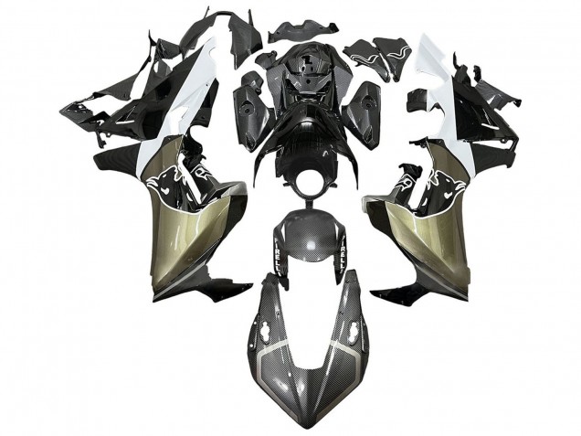 Descuento Carenados Moto Honda CBR1000RR 2017-2023 - Gris Blanco Negro FibraCarbono