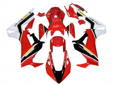 Descuento Carenado Moto Honda CBR1000RR 2017-2023 - Blanco Rojo Negro