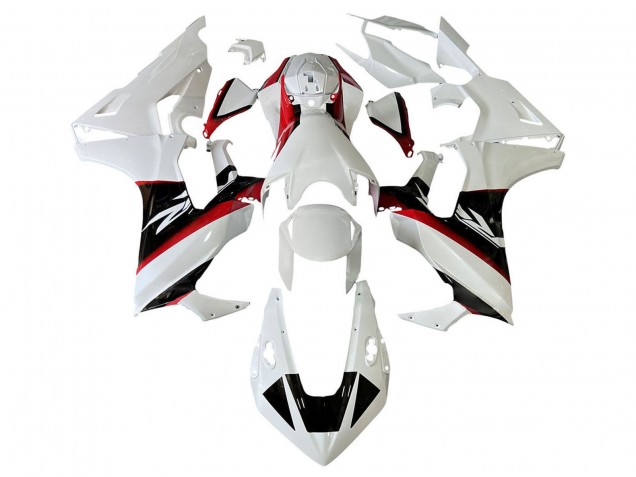 Descuento Carenado Moto Honda CBR1000RR 2017-2023 - Blanco Rojo Negro