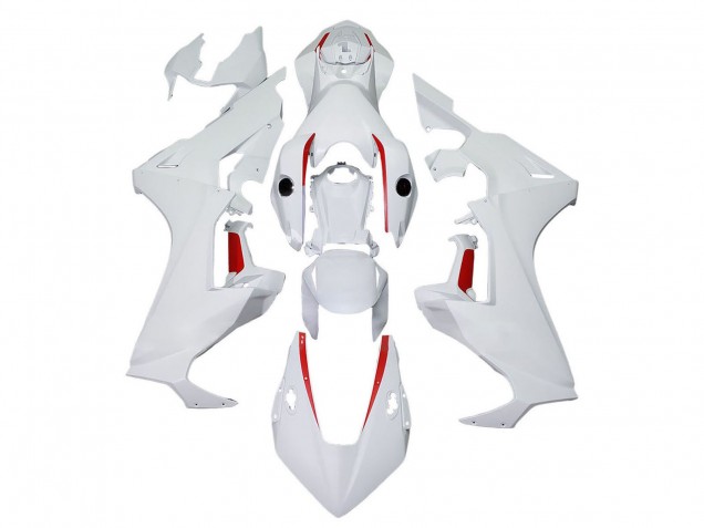 Descuento Carenados Moto Honda CBR1000RR 2017-2023 - Blanco Rojo Línea