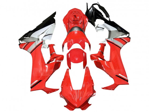 Descuento Carenados Moto Honda CBR1000RR 2017-2023 - Rojo Plata Blanco Negro