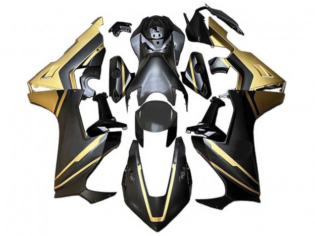 Descuento Carenado Moto Honda CBR1000RR 2017-2023 - Oro Negro Mate