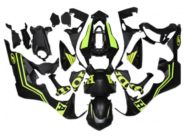 Descuento Carenados Moto Honda CBR1000RR 2017-2023 - Negro Mate Amarillo