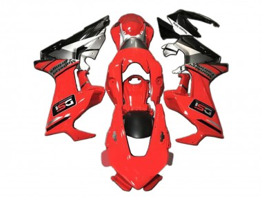 Descuento Carenados Moto Honda CBR1000RR 2017-2023 - Rojo Blanco Plata Negro Brillante DSI