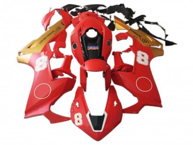 Descuento Carenados Moto Honda CBR1000RR 2017-2023 - Rojo Oro Negro HRC 8