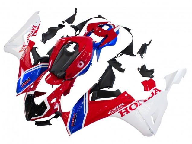 Descuento Carenados Moto Honda CBR1000RR 2017-2023 - Blanco Rojo Azul Negro HRC
