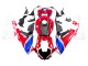 Descuento Carenados Moto Honda CBR1000RR 2017-2023 - Blanco Rojo Azul Negro HRC