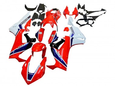 Descuento Kits Carenado Moto Honda CBR1000RR 2017-2023 - Blanco Rojo Azul