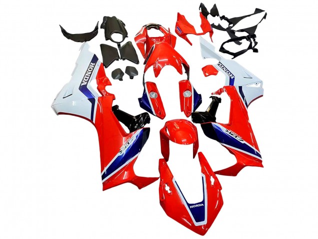 Descuento Kits Carenado Moto Honda CBR1000RR 2017-2023 - Blanco Rojo Azul
