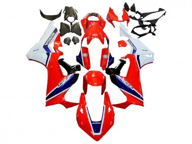 Descuento Kits Carenado Moto Honda CBR1000RR 2017-2023 - Blanco Rojo Azul
