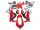 Descuento Kits Carenado Moto Honda CBR1000RR 2017-2023 - Blanco Rojo Azul