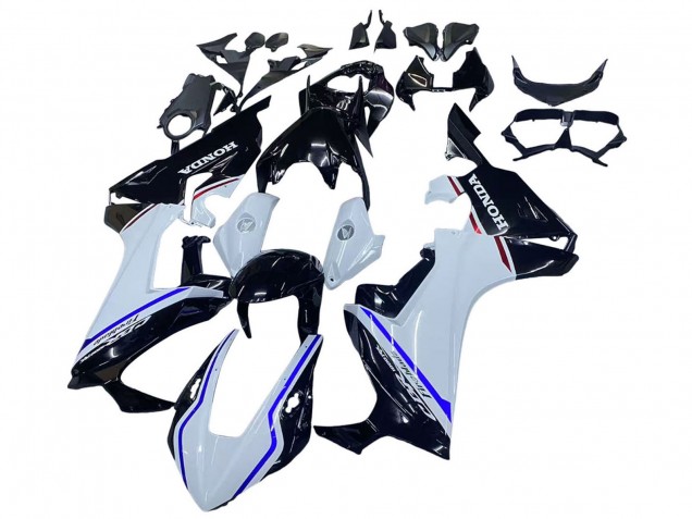 Descuento Kits Carenado Moto Honda CBR1000RR 2017-2023 - Blanco Azul Negro Brillante