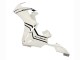 Descuento Carenados Moto Honda CBR1000RR 2017-2023 - Blanco Negro Raya Fireblade