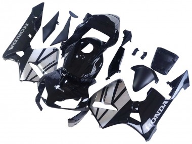 Descuento Carenados Moto Honda CBR600RR 2003-2004 - Plata Negro Brillante